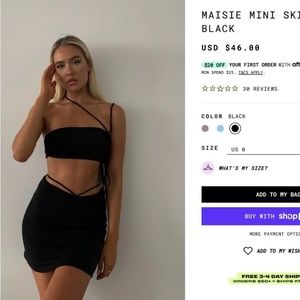 Princess Polly two piece outfit